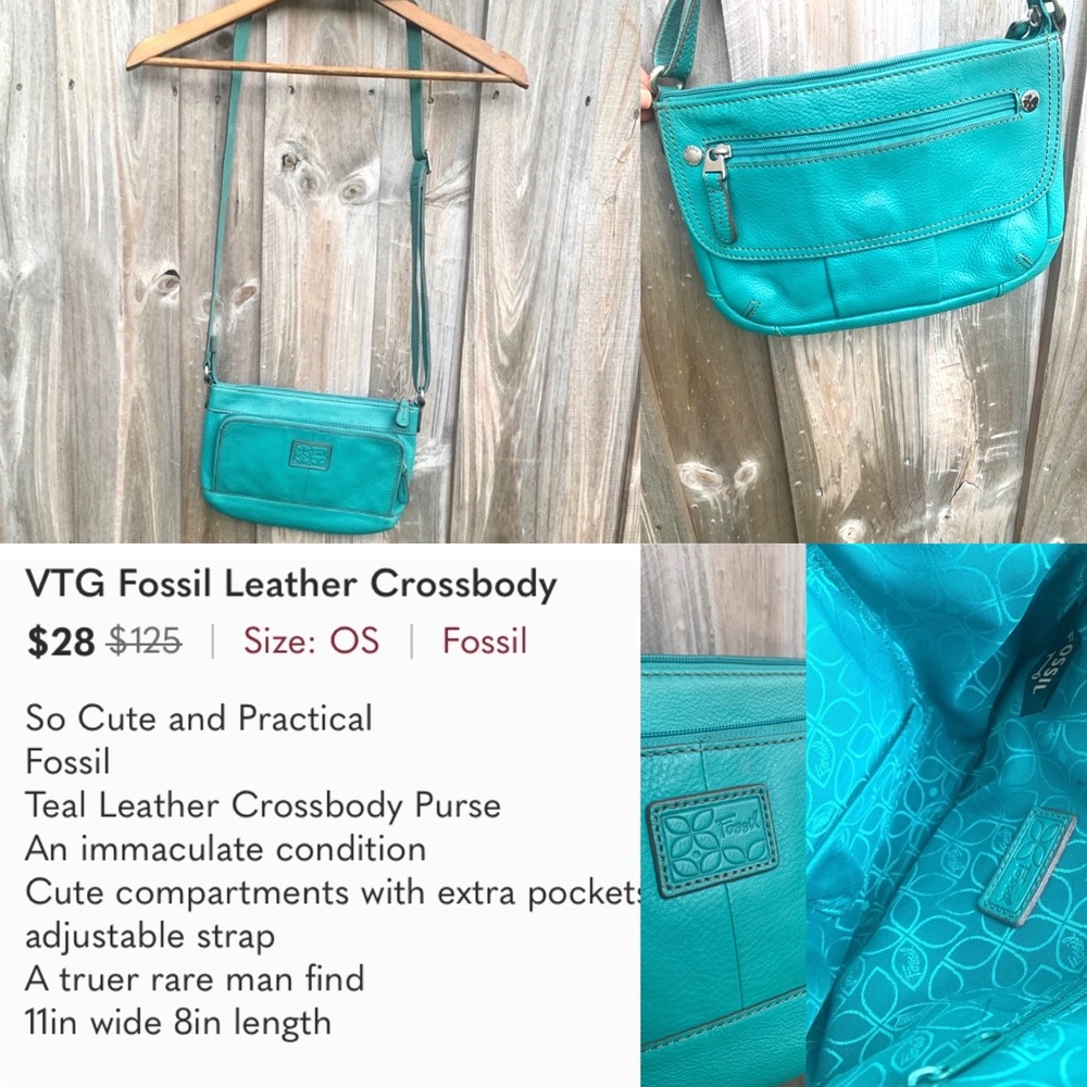 4 Assorted Leather Purses Bundle Michael Kors & F… - image 2